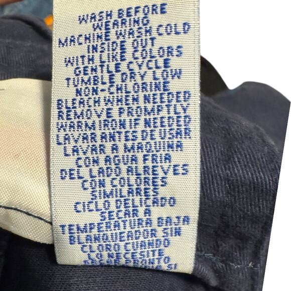 Miniwear Baby Overalls 12M Navy Baseball League 01 Embroidered Shortalls - Picture 7 of 8